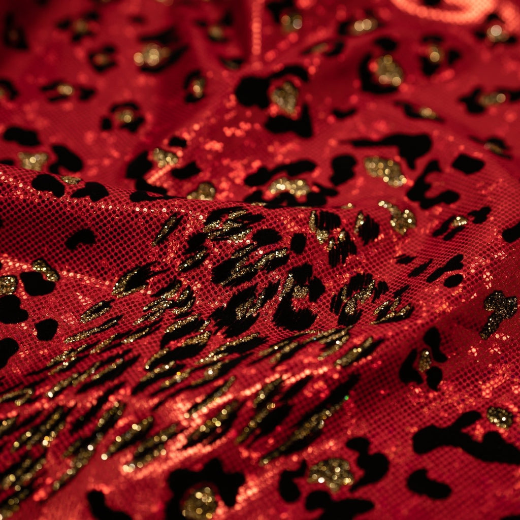 Jag City Shattered Glass Foiled Spandex Fabric | CDW