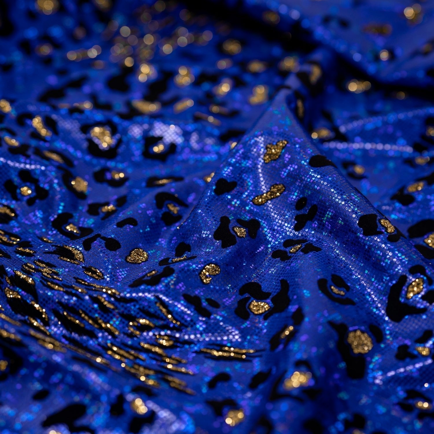 Jag City Shattered Glass Foiled Spandex Fabric | CDW