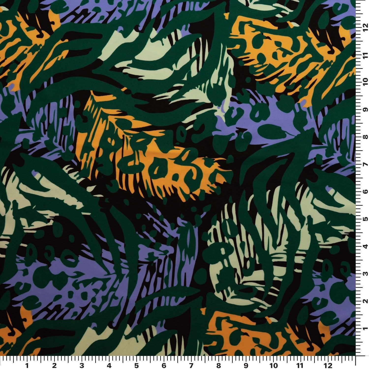 Jamming Jungle Printed Spandex Fabric | CDW