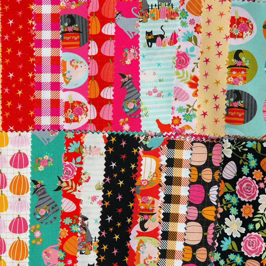 Kitty Loves Candy Poppie Cotton 5" Squares