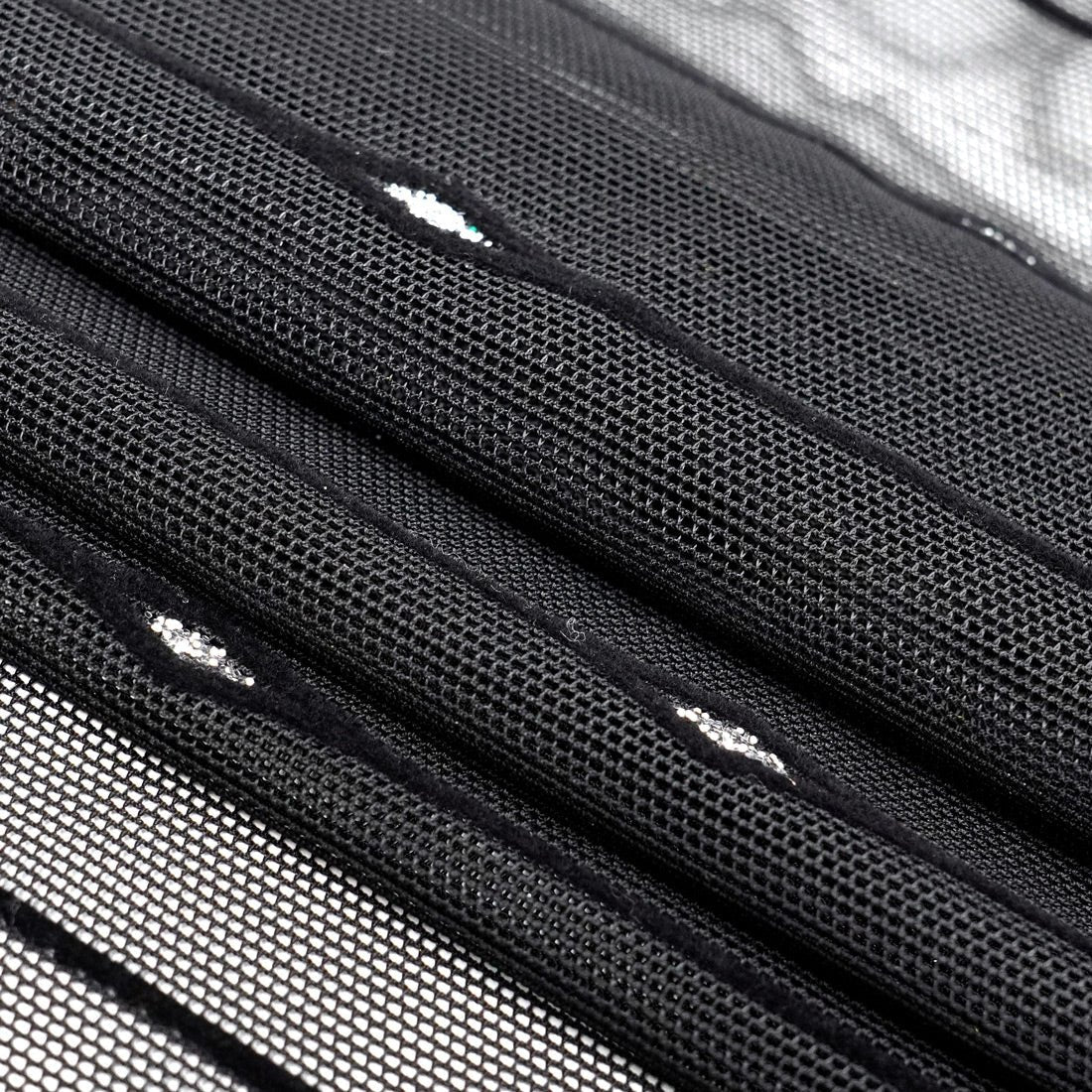 Linear Flocked Stretch Mesh Fabric | CDW