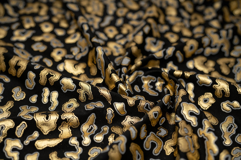 Leo Party Foil Printed Spandex Fabric | CDW