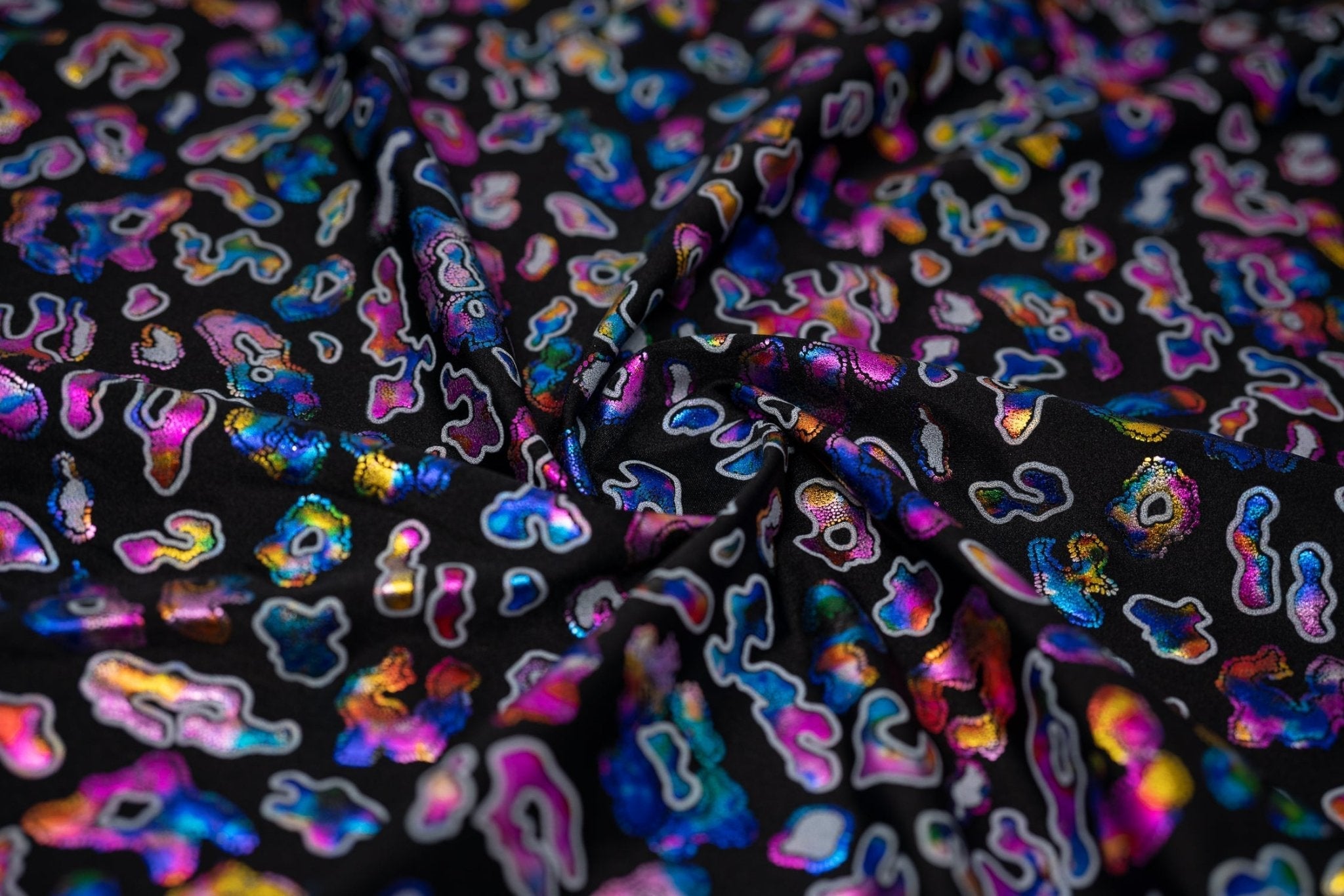 Leo Party Foil Printed Spandex Fabric | CDW