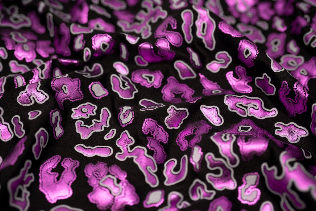 Leo Party Foil Printed Spandex Fabric | CDW