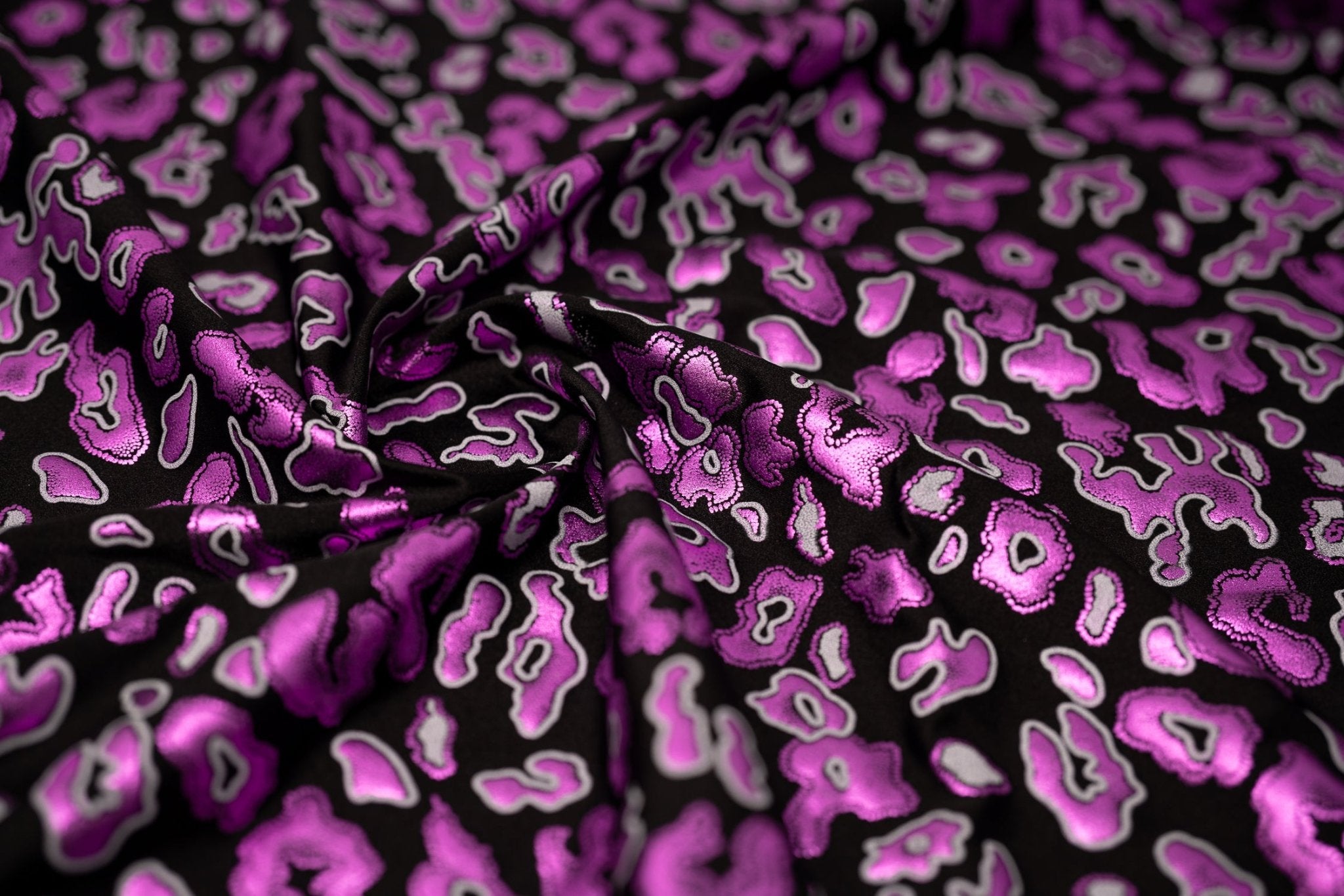 Leo Party Foil Printed Spandex Fabric | CDW