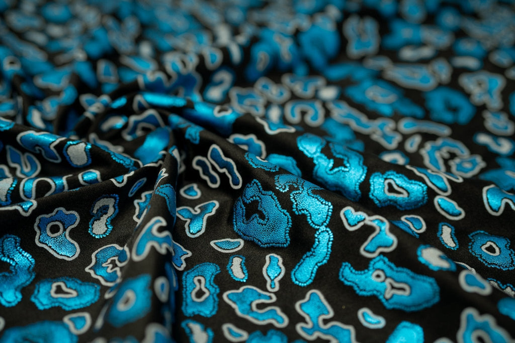 Leo Party Foil Printed Spandex Fabric | CDW