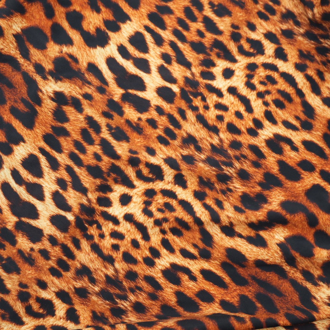 Leopard Spotted Safari Printed Spandex Fabric | CDW