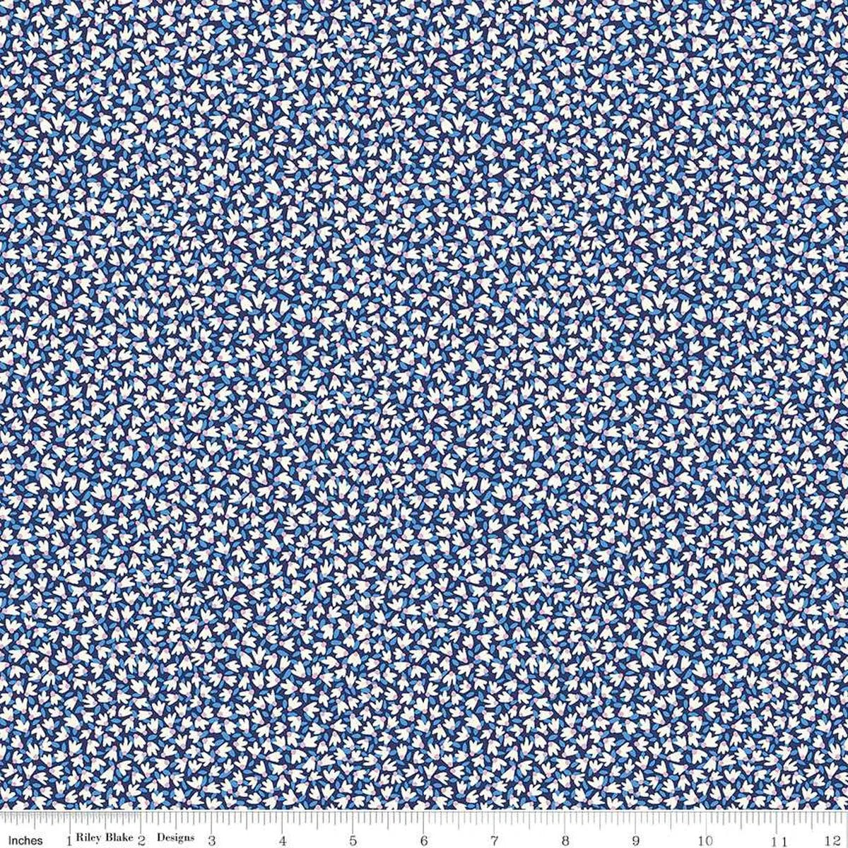 Liberty Tudor Celebration Tudor Tumble 01667447A 44"/45" Fabric Per Yard