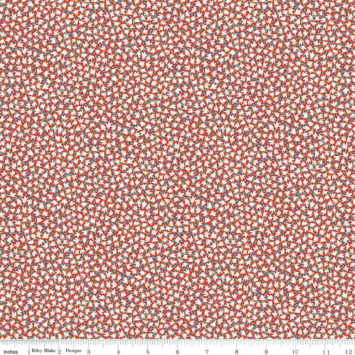 Liberty Tudor Celebration Tudor Tumble 01667447B 44"/45" Fabric Per Yard