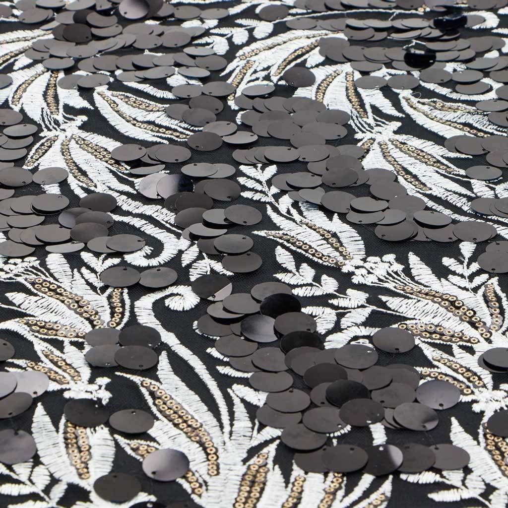Luscious Embroidered Mesh Fabric | CDW