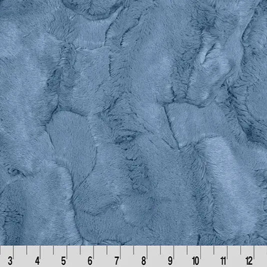 Luxe Cuddle Hide Jeans Fabric per yard