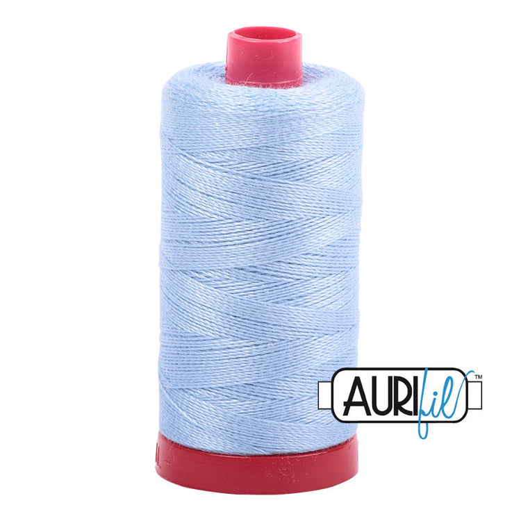 2715 Robin's Egg Blue Aurifil Cotton 12 WT Large Spool