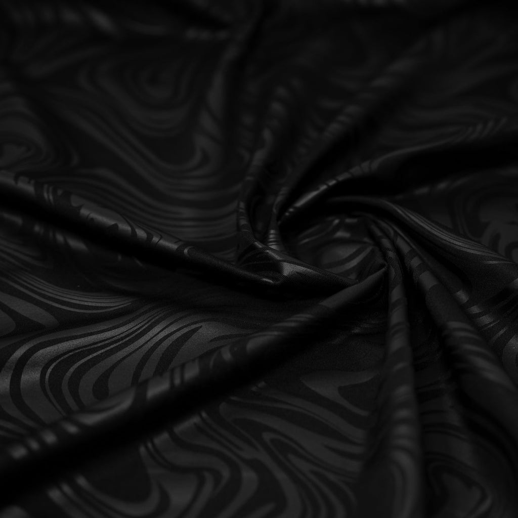 Marble Foil Printed Nylon Spandex Superflex Fabric | CDW