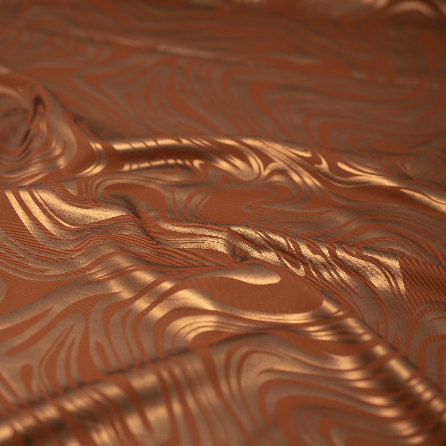 Marble Foil Printed Nylon Spandex Superflex Fabric | CDW