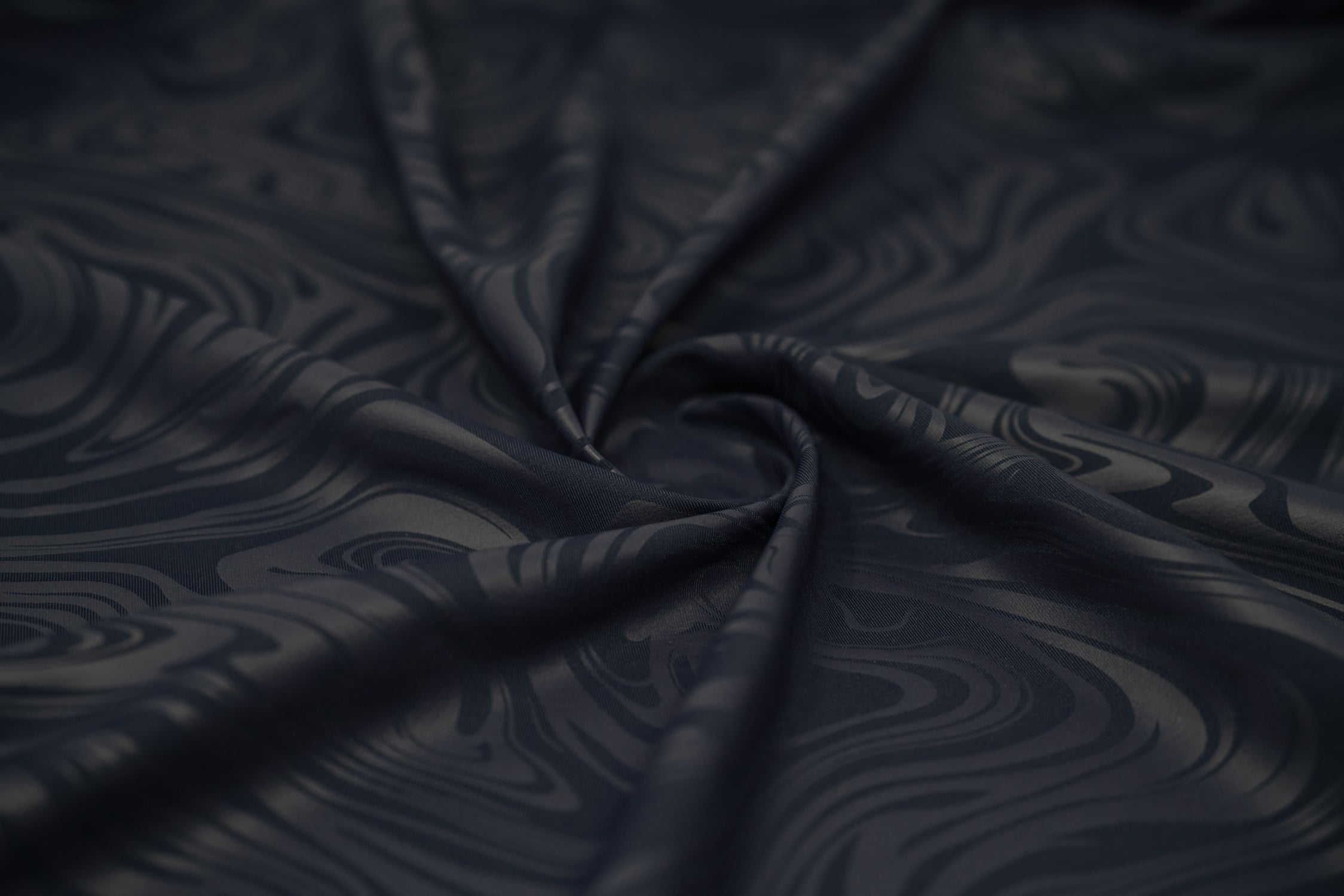 Marble Foil Printed Nylon Spandex Superflex Fabric | CDW