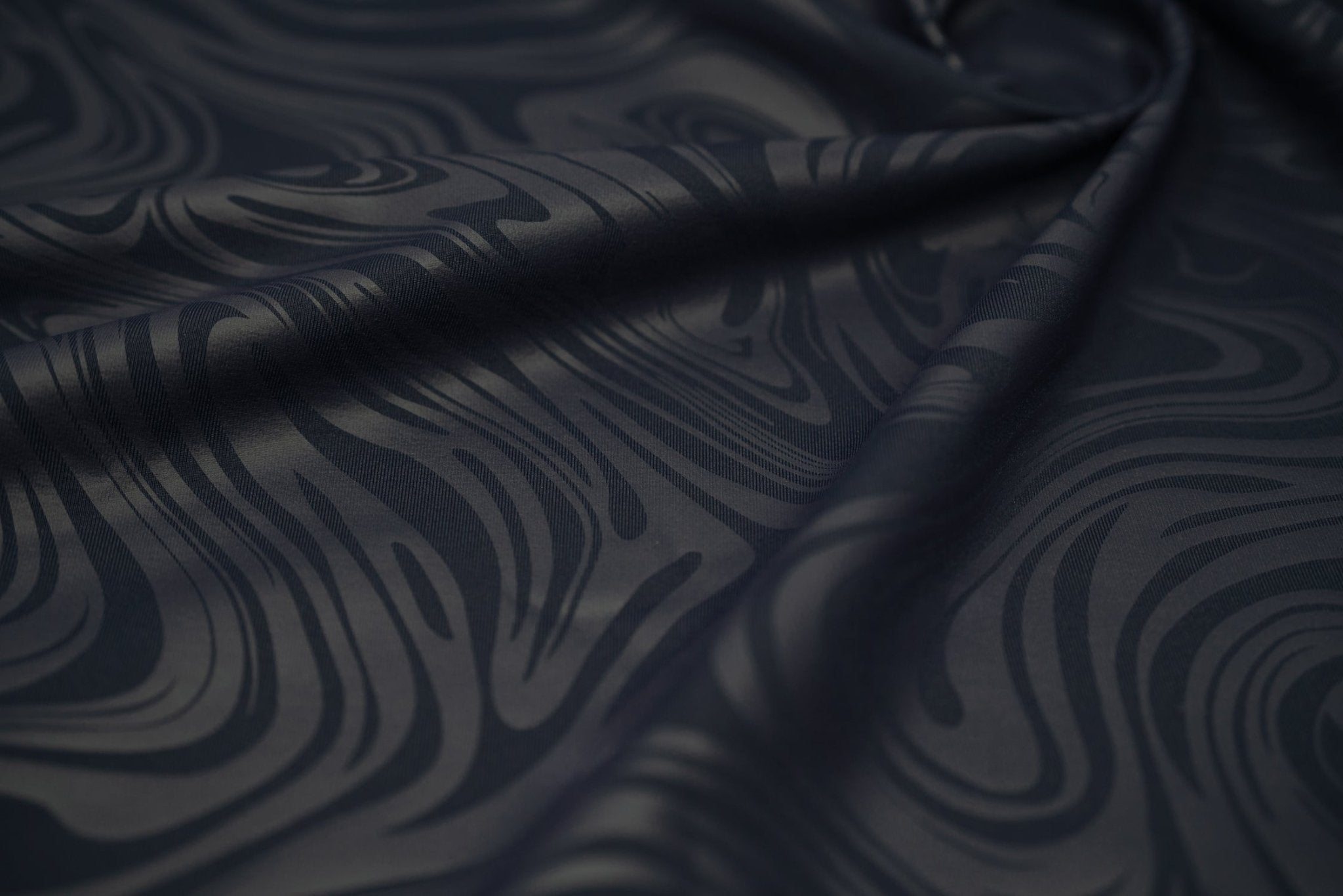 Marble Foil Printed Nylon Spandex Superflex Fabric | CDW