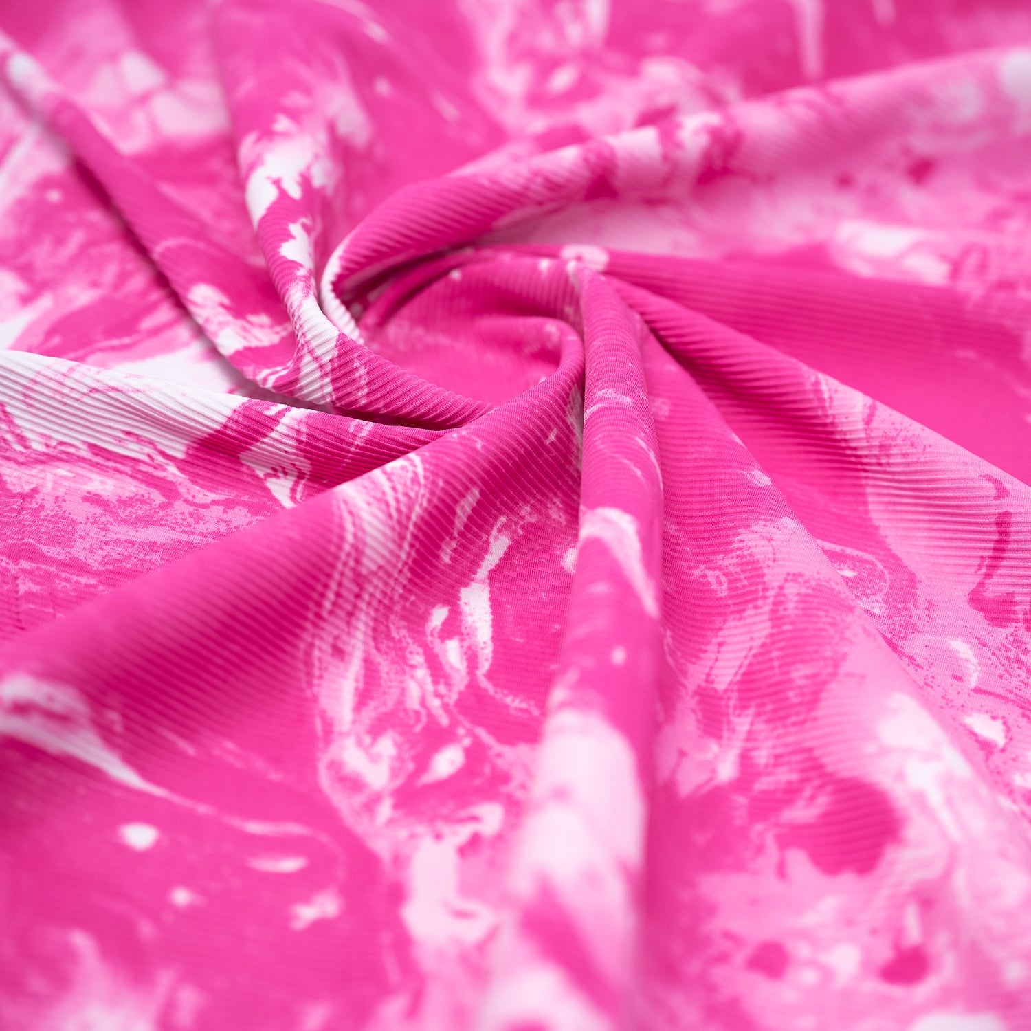 Marble Tonal Printed Ribbed Spandex Fabric | CDW