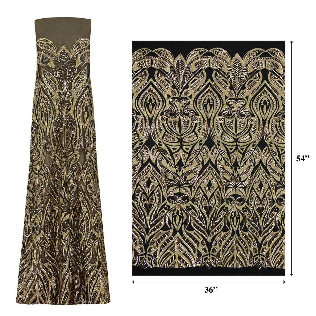 Maya Stretch Mesh Sequin Fabric | CDW