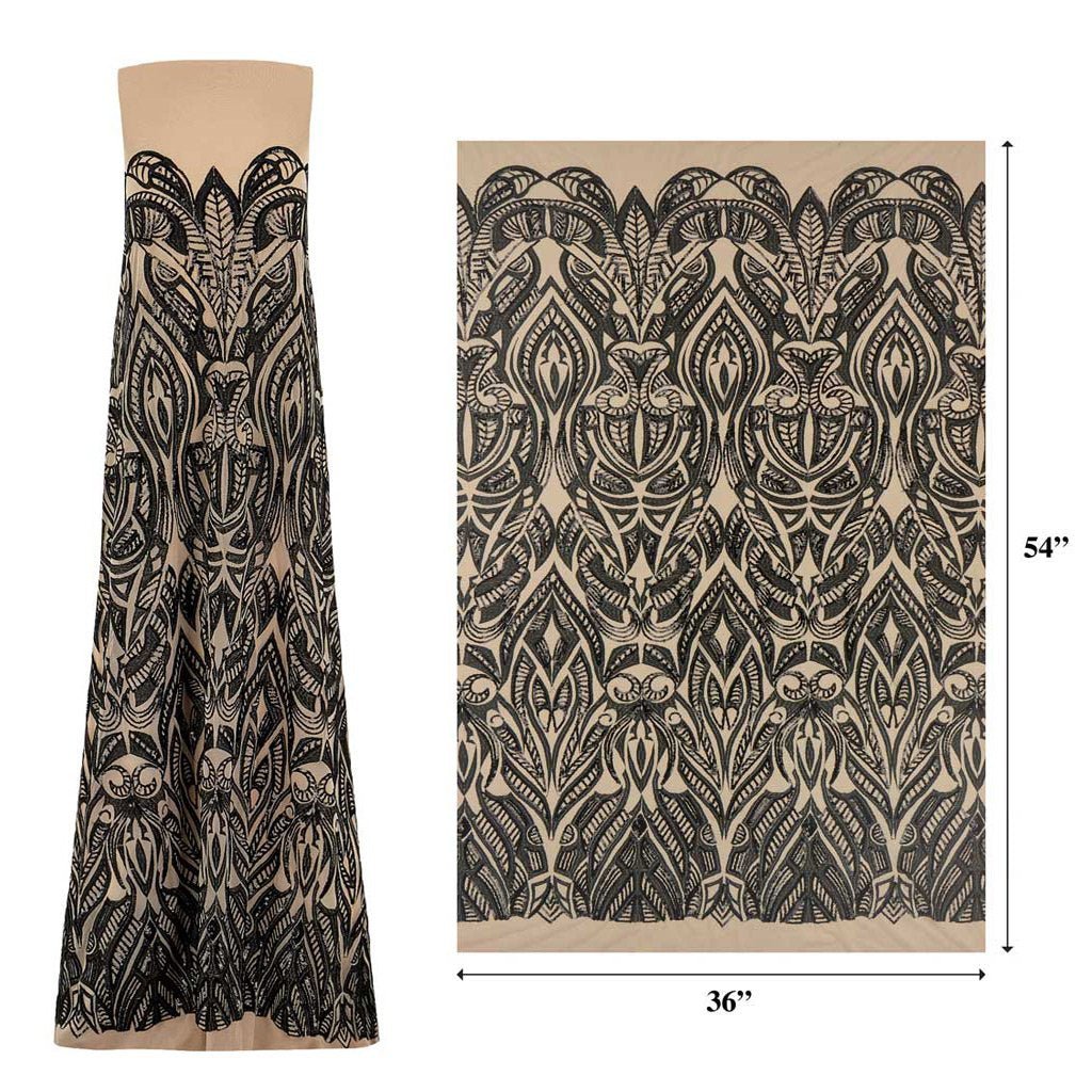 Maya Stretch Mesh Sequin Fabric | CDW
