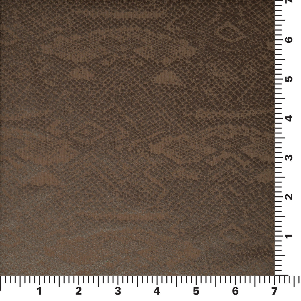 Medusa Snake Skin Foil Printed Spandex Fabric | CDW