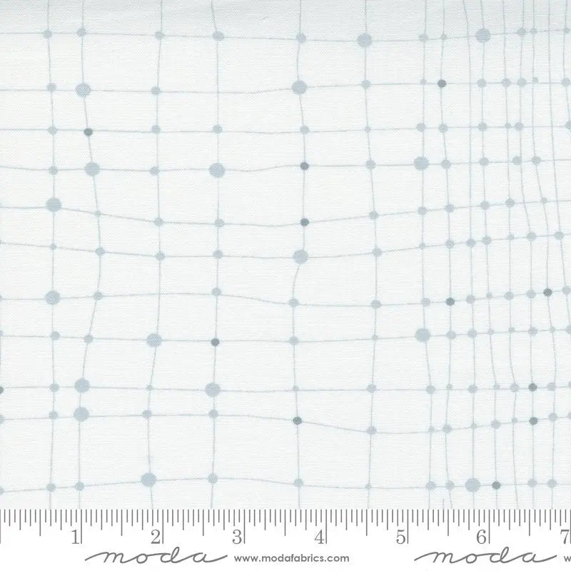 Modern BG Even More White Crosshatch 44"/45" Fabric Per Yard