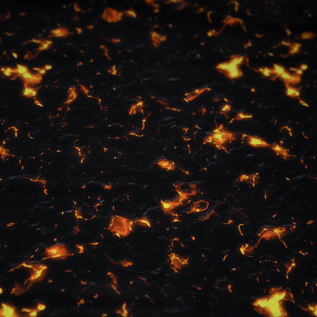 Molten Magma Printed Spandex Fabric | CDW