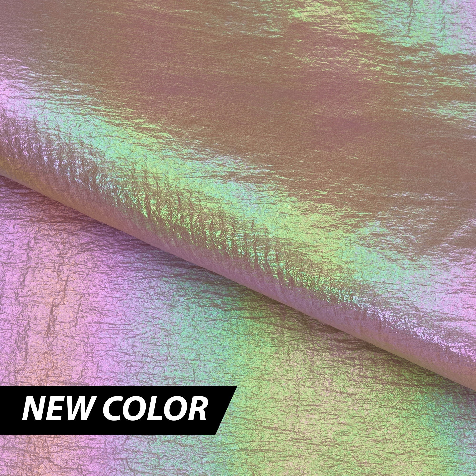 Mother of Pearl Foiled Nylon Fabric | CDW