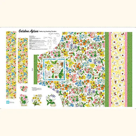 Multi Colored Healing Garden 60" Apron