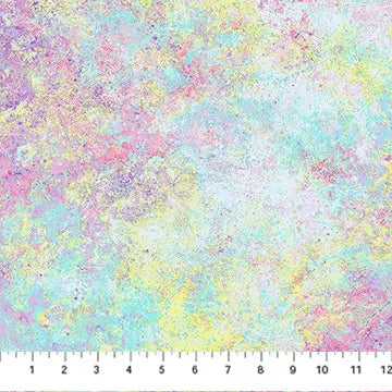 Multi Pastel Stonehenge Multi Mixers Cotton Wideback Fabric per yard