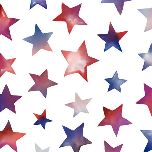 Multi Star Hues Digital Cuddle Spangled Fabric per yard