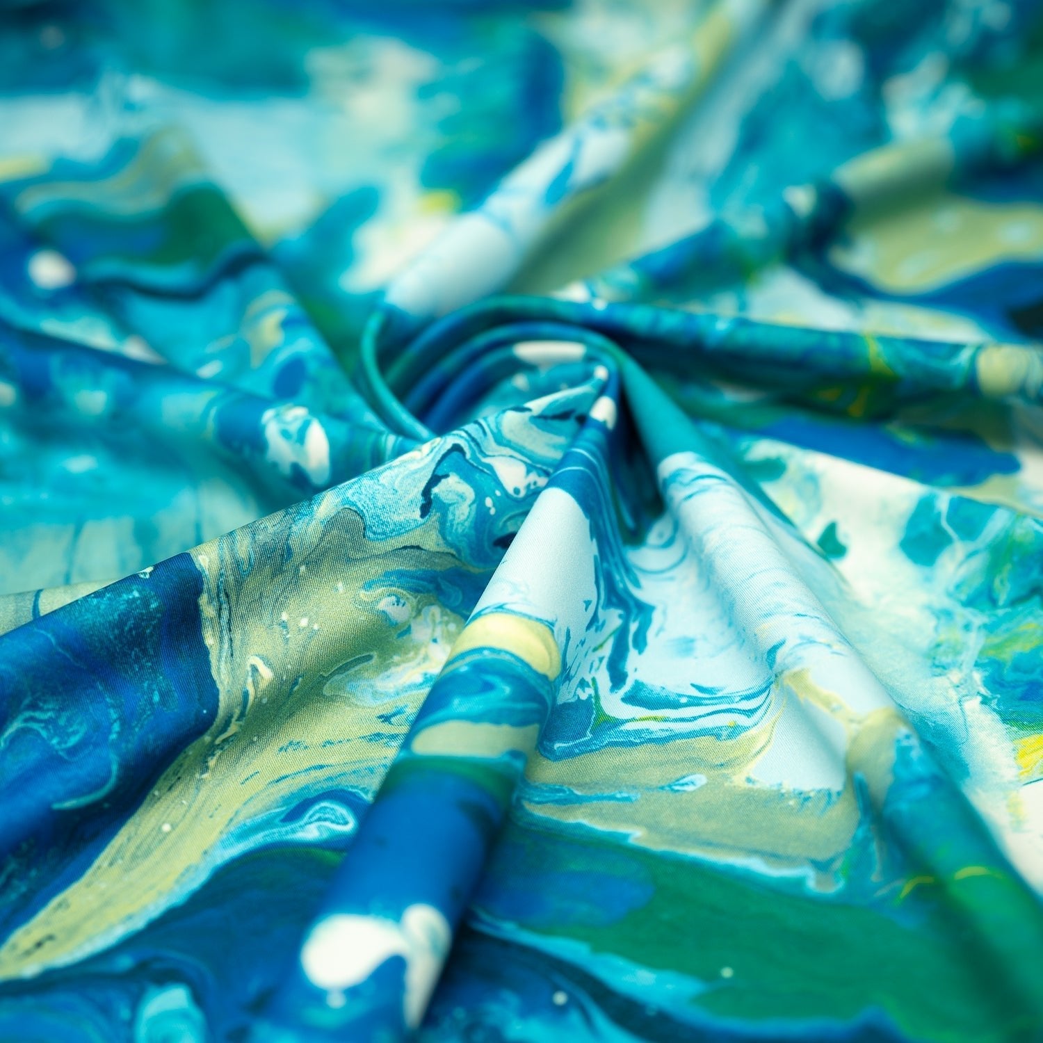 Multimarble Printed EcoTechflex Recycled Polyester Spandex Fabric | CDW