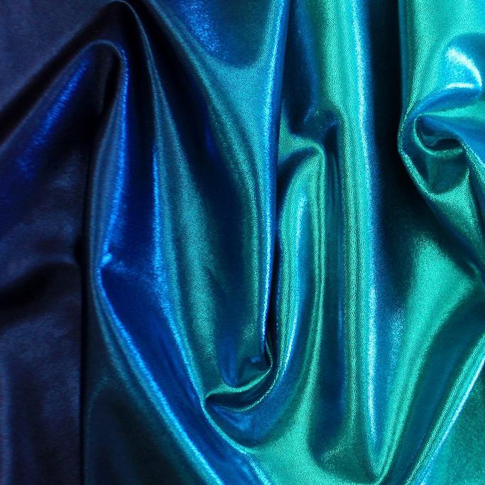 Ombre Mystique Foiled Spandex Fabric | CDW