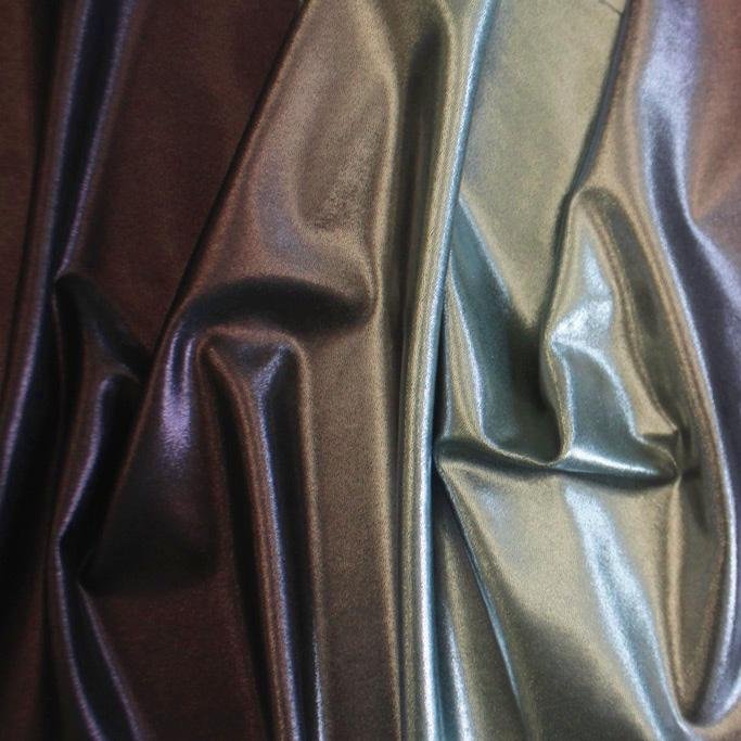 Ombre Mystique Foiled Spandex Fabric | CDW