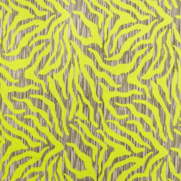 Neon Tiger Printed Spandex | CDW