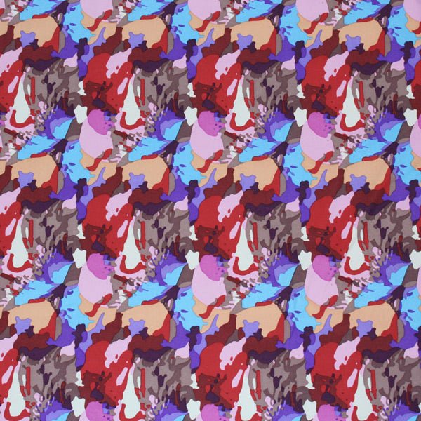 Pastel Rubber Camouflage Printed Spandex | CDW