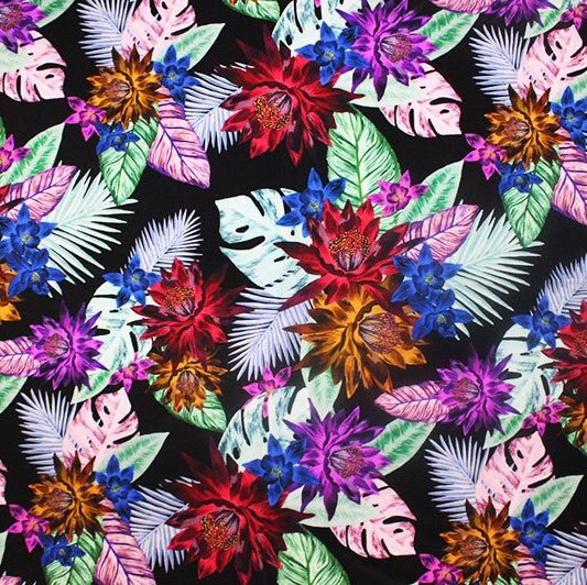 Floral Paradise Printed Spandex | CDW
