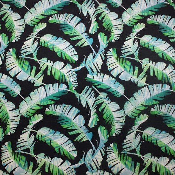 Tossed Feathers Printed Spandex | CDW