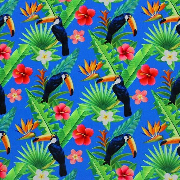 Paradise Toucans Printed Spandex | CDW