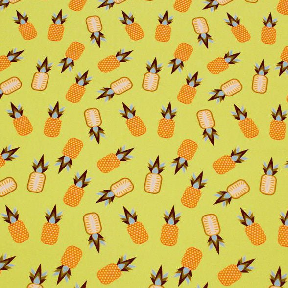 Kawaii Pineapple Party Printed Spandex | CDW