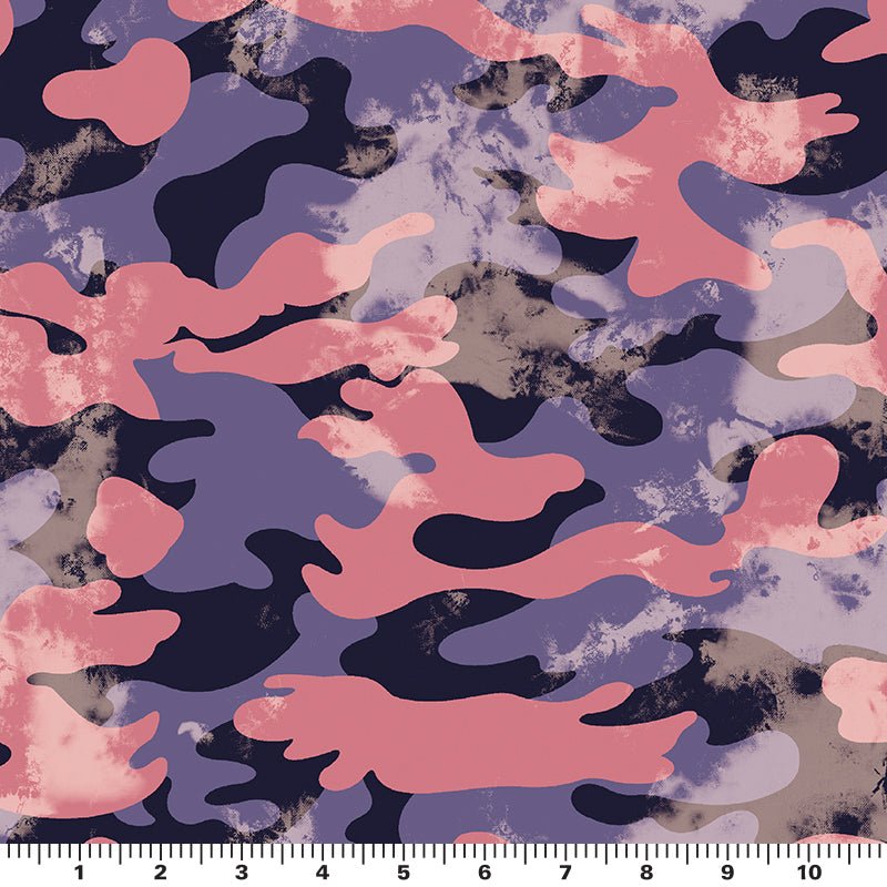 Smokey Camo Printed Spandex Fabric | CDW