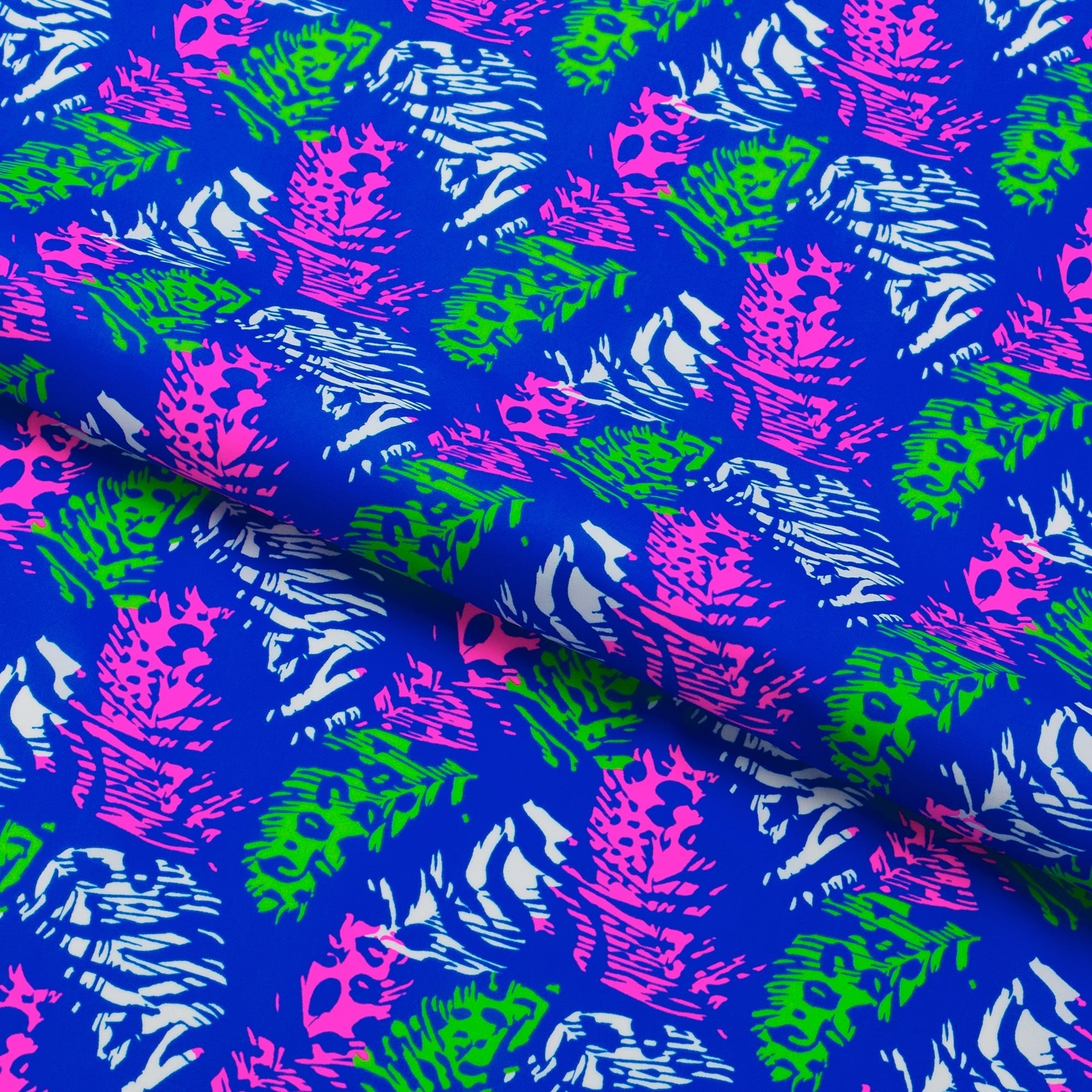 Jungle Feathers Printed Spandex Fabric | CDW