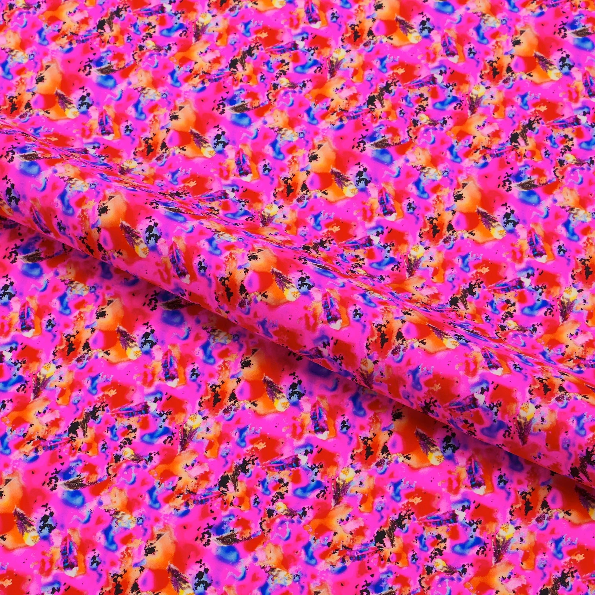 Cosmic Lava Printed Spandex Fabric | CDW
