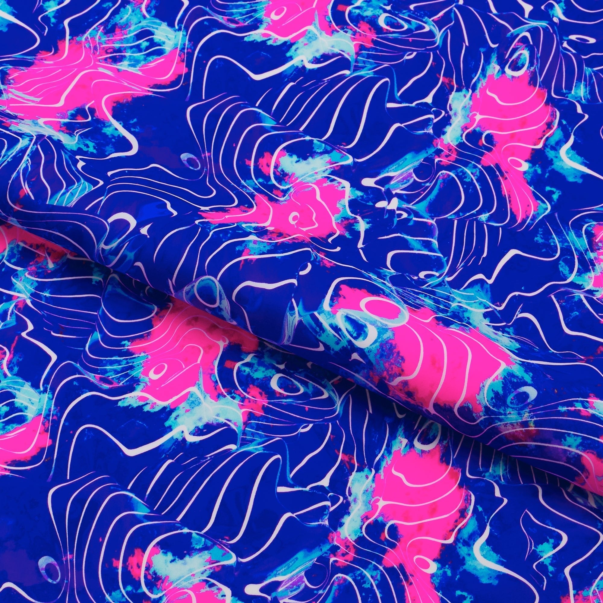 Paintball Waves Printed Spandex Fabric | CDW