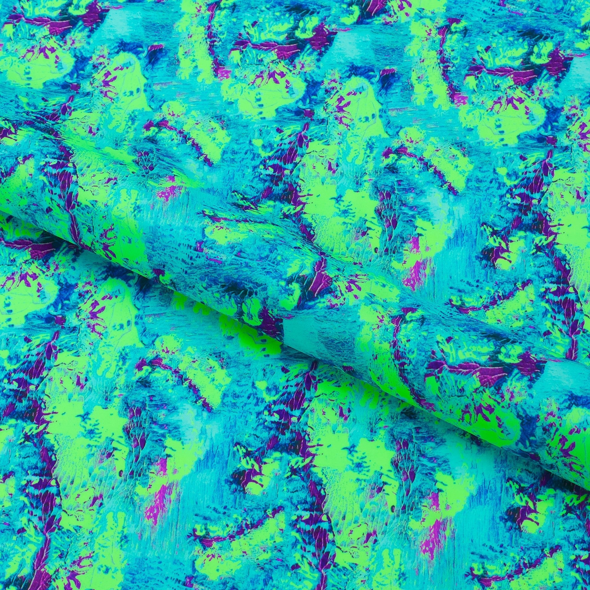 Neon Lakes Printed Spandex Fabric | CDW