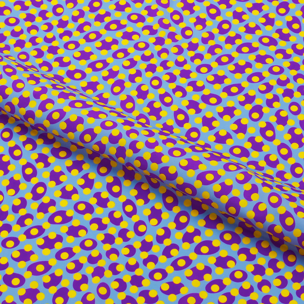 Lava Lamp Dots Printed Spandex Fabric | CDW
