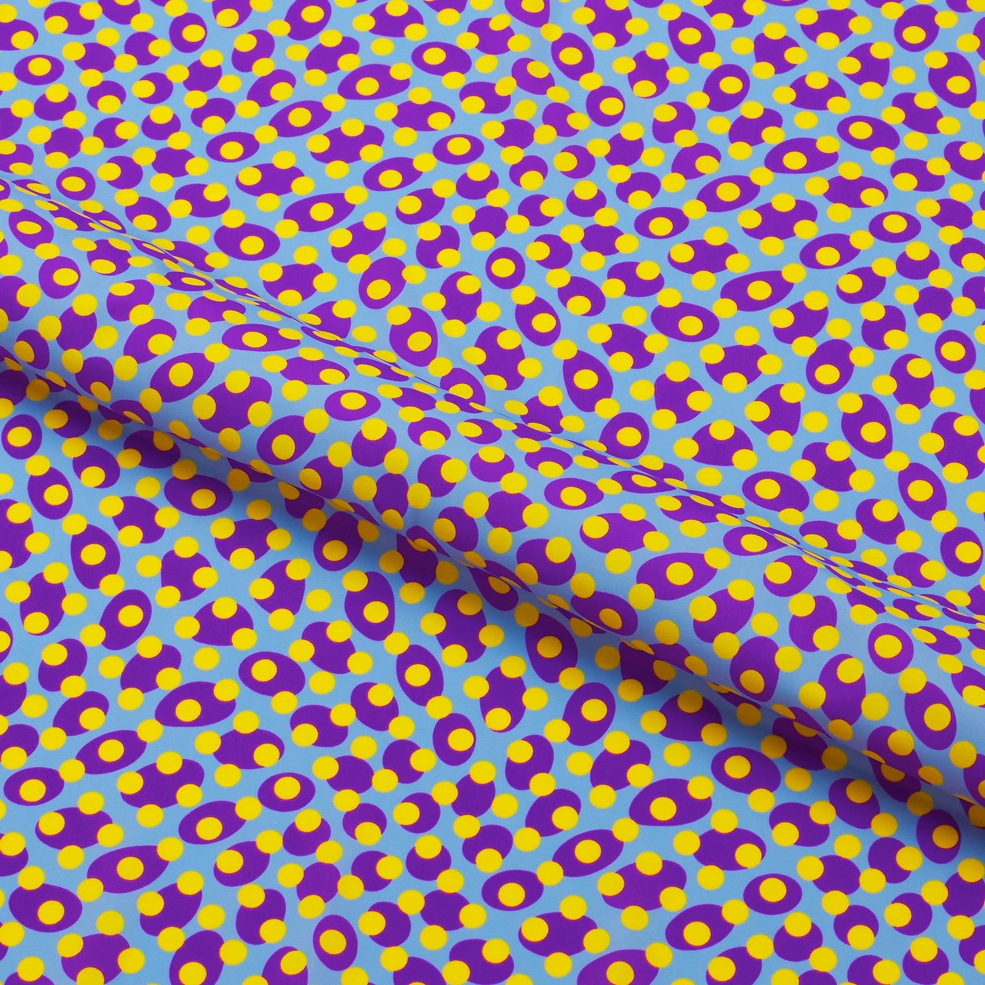 Lava Lamp Dots Printed Spandex Fabric | CDW