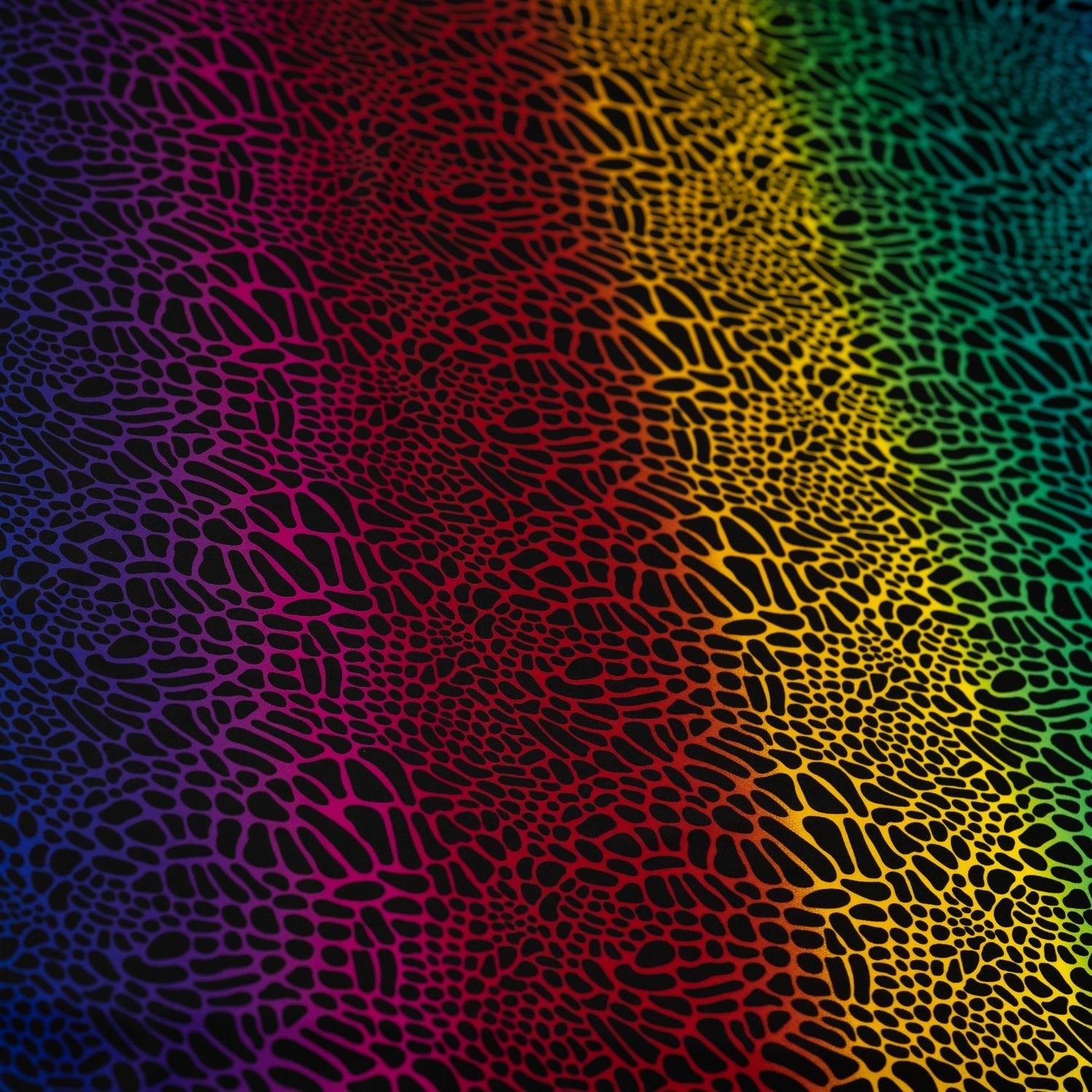 Multicolor Safari Spots Printed Spandex Fabric | CDW