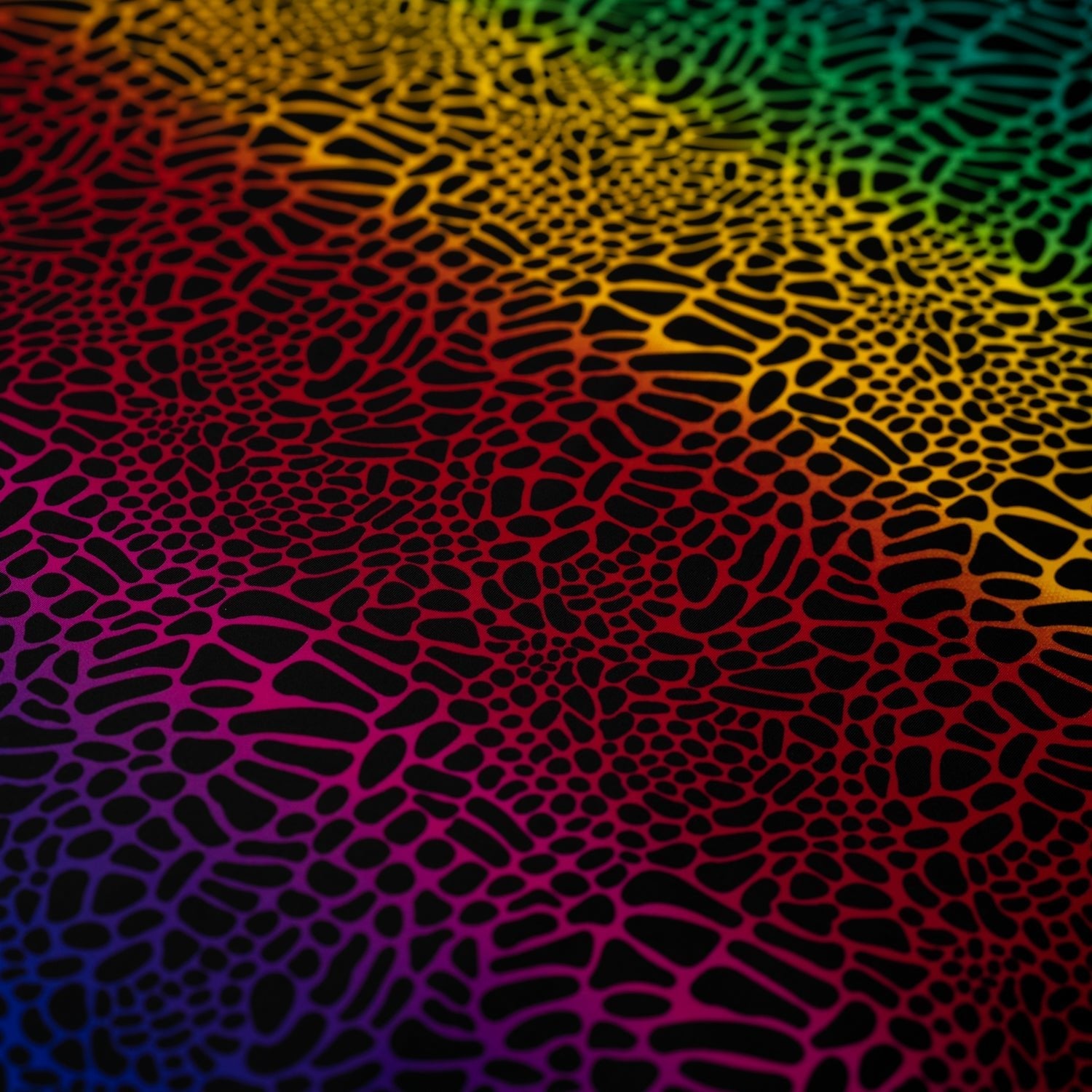 Multicolor Safari Spots Printed Spandex Fabric | CDW