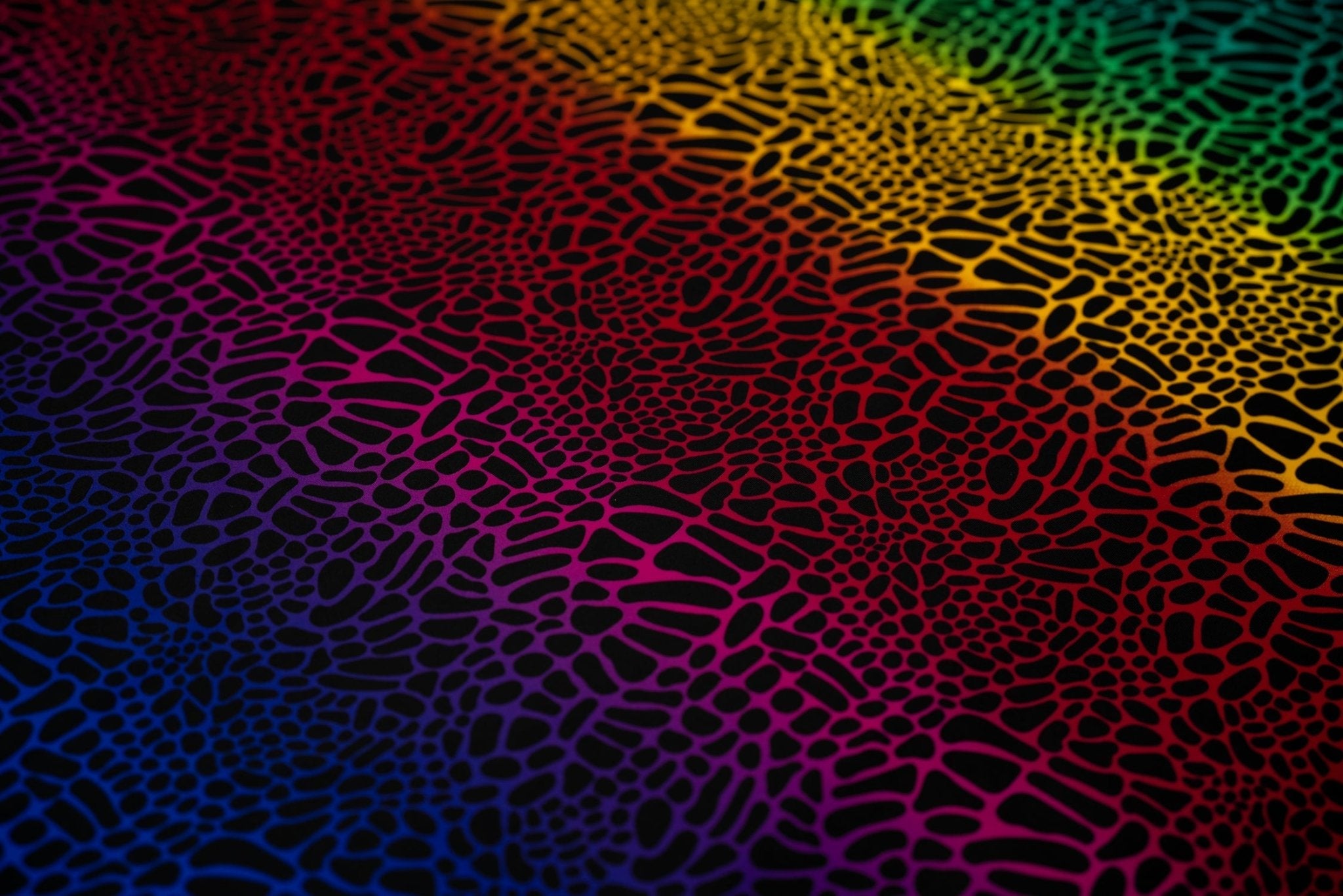 Multicolor Safari Spots Printed Spandex Fabric | CDW