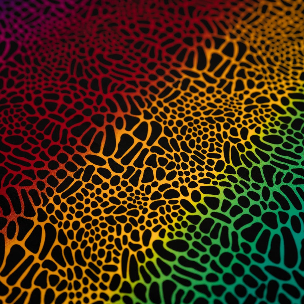 Multicolor Safari Spots Printed Spandex Fabric | CDW